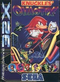 La jaquette de Knuckles' Chaotix - 143.3 ko