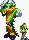 Dans Knuckles' Chaotix - 3.5 ko